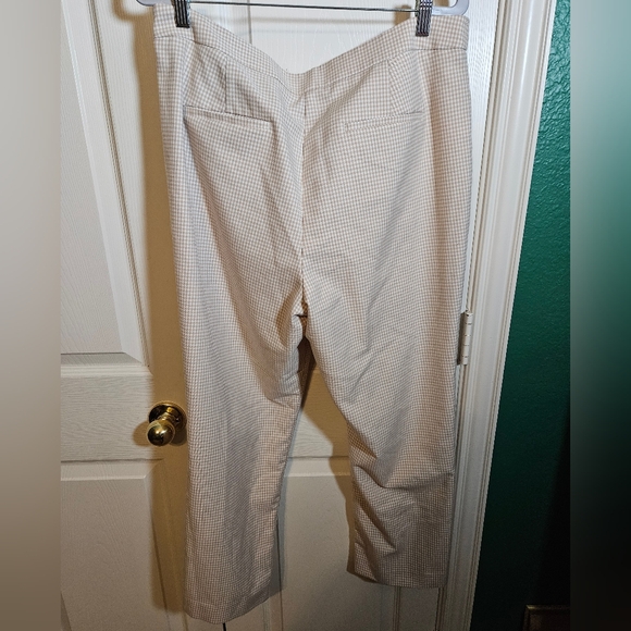 Loft Outlet Petite gingham capris - Picture 6 of 8